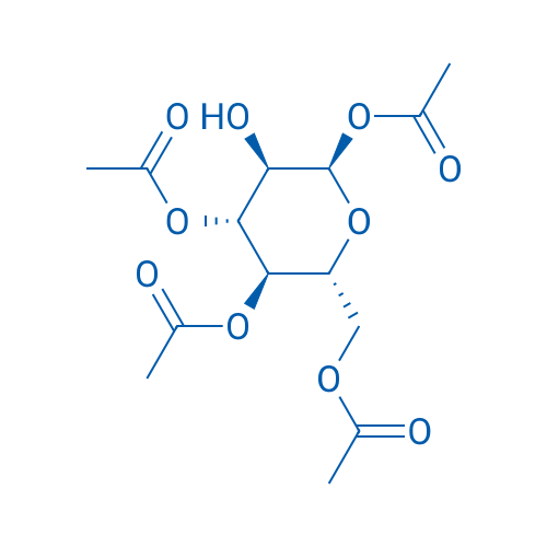 (2R,3R,4R,5R,6R)-6-(Acetoxymethyl)-3-hydroxytetrahydro-2H-pyran-2,4,5-triyl triacetate