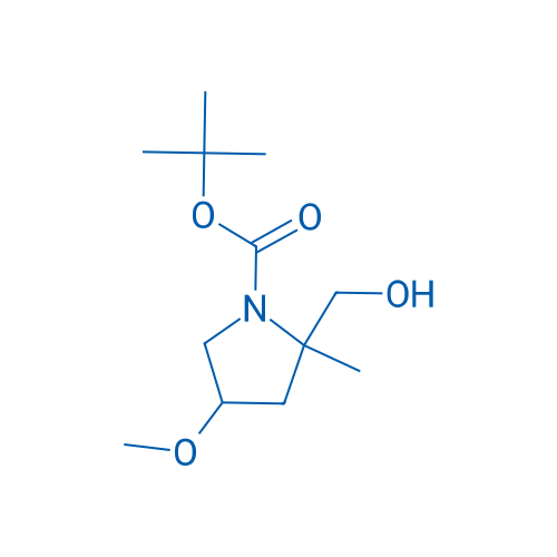 tert-Butyl 2-(hydroxymethyl)-4-methoxy-2-methylpyrrolidine-1-carboxylate