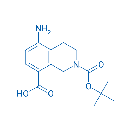 5-Amino-2-(tert-butoxycarbonyl)-1,2,3,4-tetrahydroisoquinoline-8-carboxylic acid
