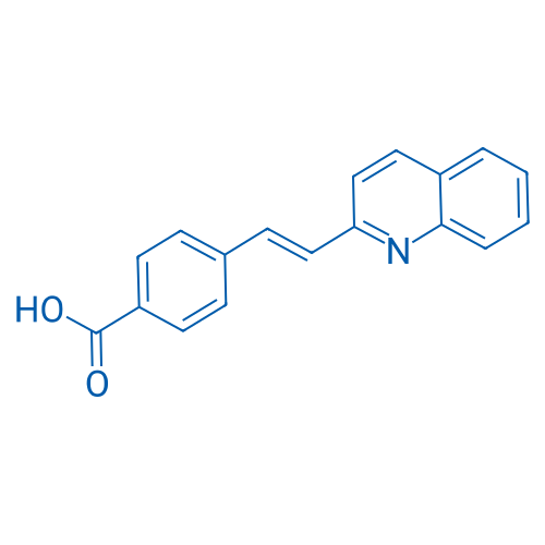 4-(2-(Quinolin-2-yl)vinyl)benzoic acid