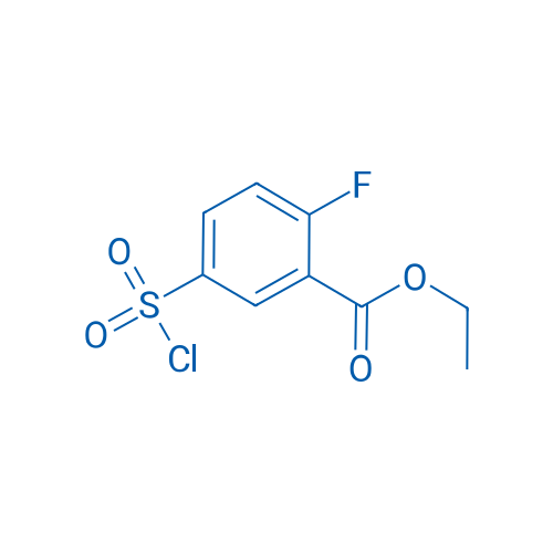 Ethyl 5-(chlorosulfonyl)-2-fluorobenzoate
