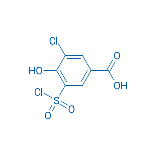 3-Chloro-5-(chlorosulfonyl)-4-hydroxybenzoic acid