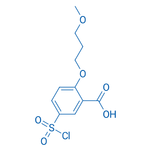 5-(Chlorosulfonyl)-2-(3-methoxypropoxy)benzoic acid