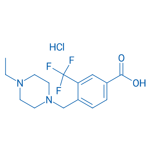 4-((4-Ethylpiperazin-1-yl)methyl)-3-(trifluoromethyl)benzoic acid hydrochloride