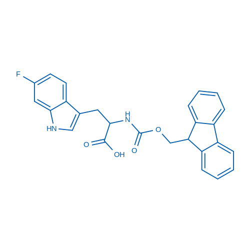 Tryptophan, N-[(9H-fluoren-9-ylmethoxy)carbonyl]-6-fluoro-