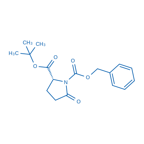 1,2-Pyrrolidinedicarboxylic acid, 5-oxo-, 2-(1,1-dimethylethyl) 1-(phenylmethyl) ester, (R)-