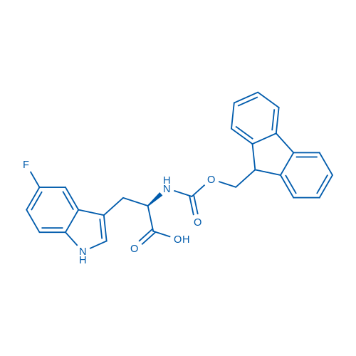 (R)-2-((((9H-Fluoren-9-yl)methoxy)carbonyl)amino)-3-(5-fluoro-1H-indol-3-yl)propanoic acid