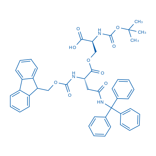 L-Asparagine, N2-[(9H-fluoren-9-ylmethoxy)carbonyl]-N-(triphenylmethyl)-, 2-carboxy-2-[[(1,1-dimethylethoxy)carbonyl]amino]ethyl ester