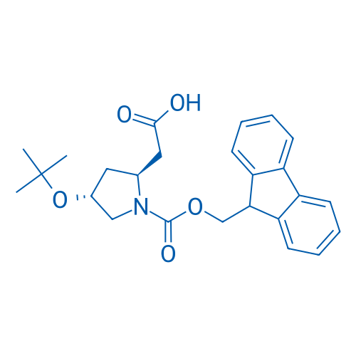 2-((2S,4R)-1-(((9H-Fluoren-9-yl)methoxy)carbonyl)-4-(tert-butoxy)pyrrolidin-2-yl)acetic acid