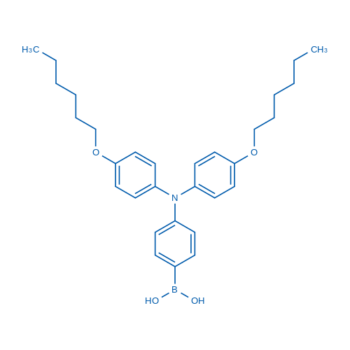 (4-(Bis(4-(hexyloxy)phenyl)amino)phenyl)boronic acid