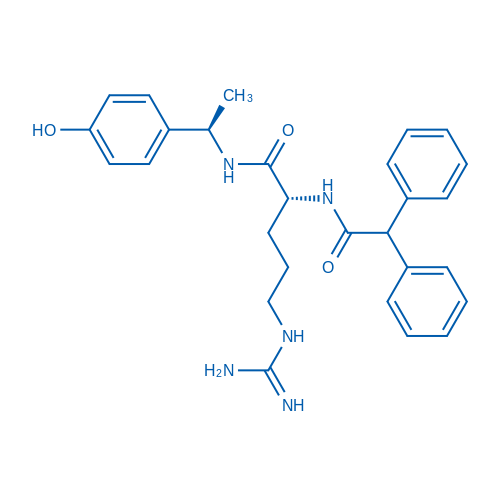(R)-2-(2,2-Diphenylacetamido)-5-guanidino-N-((R)-1-(4-hydroxyphenyl)ethyl)pentanamide