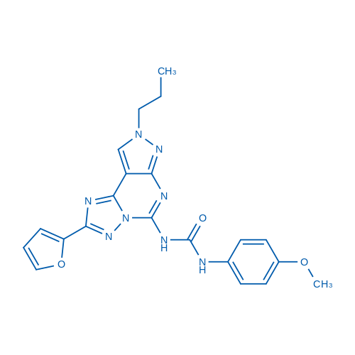 1-(2-(Furan-2-yl)-8-propyl-8H-pyrazolo[4,3-e][1,2,4]triazolo[1,5-c]pyrimidin-5-yl)-3-(4-methoxyphenyl)urea