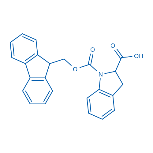 1-(((9H-Fluoren-9-yl)methoxy)carbonyl)indoline-2-carboxylic acid