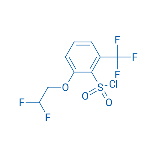 2-(2,2-Difluoroethoxy)-6-(trifluoromethyl)benzene-1-sulfonyl chloride