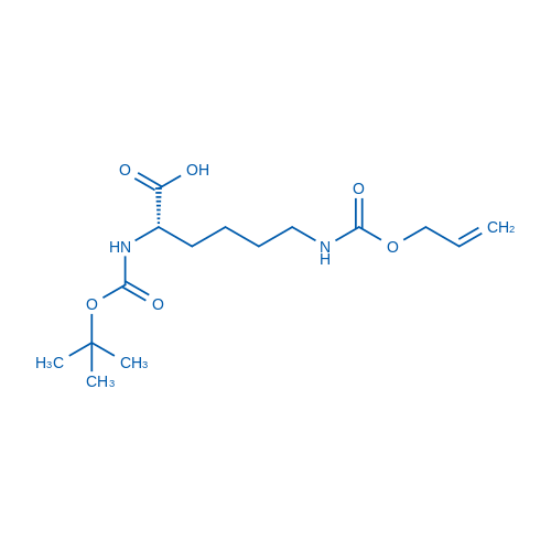 N6-((Allyloxy)carbonyl)-N2-(tert-butoxycarbonyl)-L-lysine