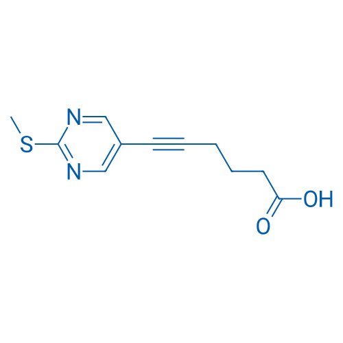 6-(2-(Methylthio)pyrimidin-5-yl)hex-5-ynoic acid