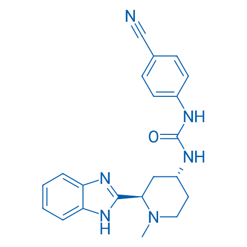 1-((2R,4R)-2-(1H-Benzo[d]imidazol-2-yl)-1-methylpiperidin-4-yl)-3-(4-cyanophenyl)urea