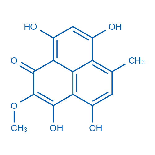 3,4,7,9-Tetrahydroxy-2-methoxy-6-methyl-1H-phenalen-1-one