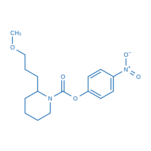 4-Nitrophenyl 2-(3-methoxypropyl)piperidine-1-carboxylate