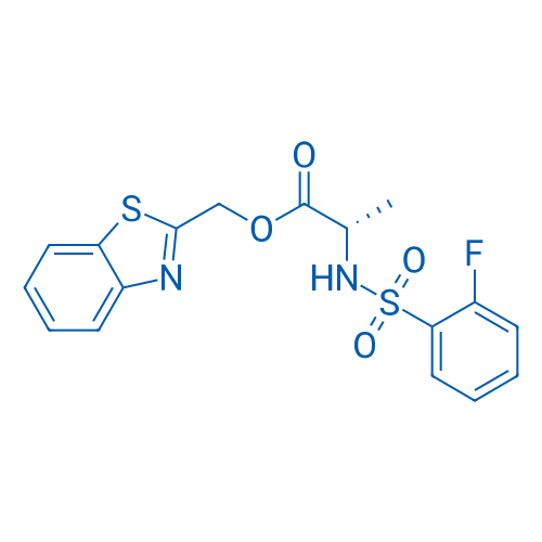 (S)-Benzo[d]thiazol-2-ylmethyl 2-(2-fluorophenylsulfonamido)propanoate