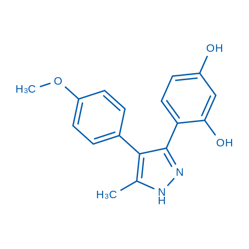 4-(4-(4-Methoxyphenyl)-5-methyl-1H-pyrazol-3-yl)benzene-1,3-diol