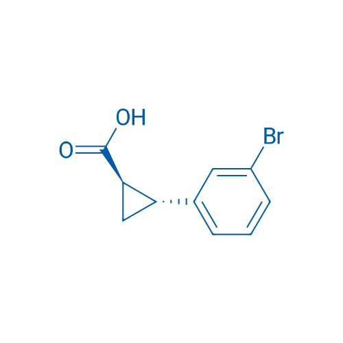 rel-(1R,2R)-2-(3-Bromophenyl)cyclopropane-1-carboxylic acid