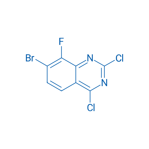 7-Bromo-2,4-dichloro-8-fluoro-quinazoline