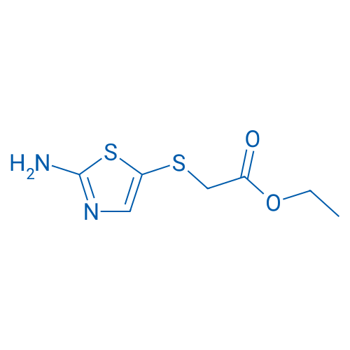Ethyl 2-((2-aminothiazol-5-yl)thio)acetate