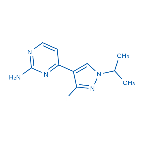4-(3-Iodo-1-isopropyl-1H-pyrazol-4-yl)pyrimidin-2-amine