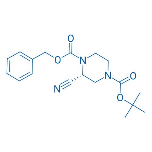 (R)-1-Benzyl 4-tert-butyl 2-cyanopiperazine-1,4-dicarboxylate