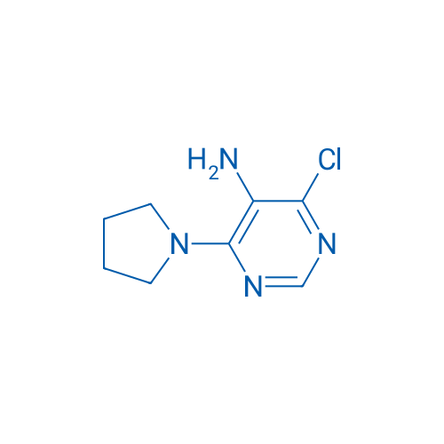 4-Chloro-6-(pyrrolidin-1-yl)pyrimidin-5-amine