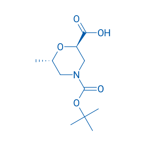 (2R,6S)-4-(tert-Butoxycarbonyl)-6-methylmorpholine-2-carboxylic acid