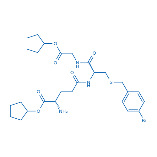 Cyclopentyl N5-((R)-3-((4-bromobenzyl)thio)-1-((2-(cyclopentyloxy)-2-oxoethyl)amino)-1-oxopropan-2-yl)-L-glutaminate
