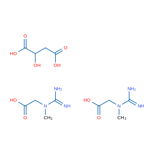 N-Carbamimidoyl-N-methylglycine hemi-2-hydroxysuccinic acid salt