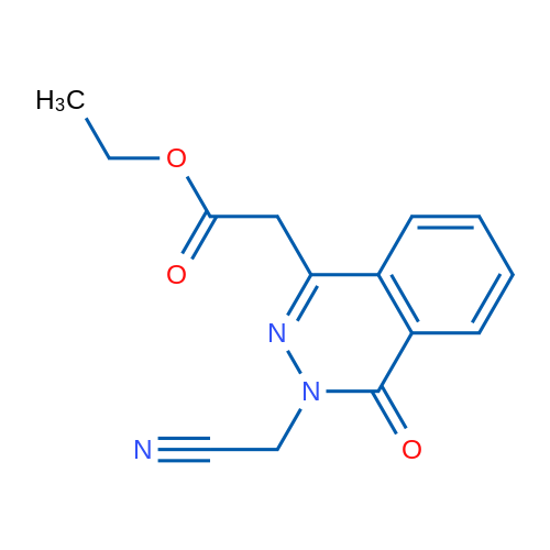 Ethyl 2-(3-(cyanomethyl)-4-oxo-3,4-dihydrophthalazin-1-yl)acetate