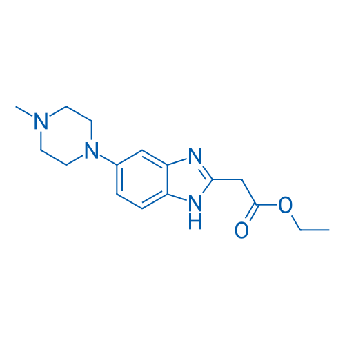 Ethyl 2-(5-(4-methylpiperazin-1-yl)-1H-benzo[d]imidazol-2-yl)acetate