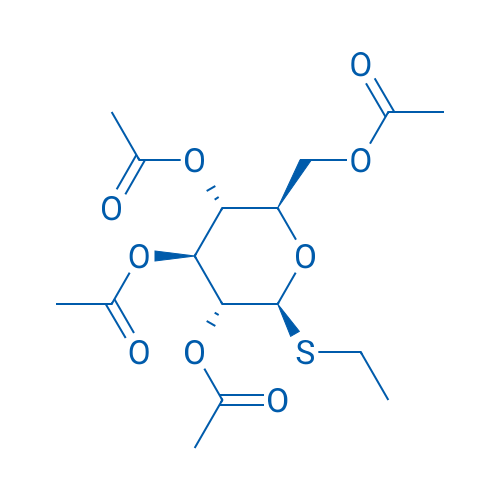 (2R,3R,4S,5R,6S)-2-(Acetoxymethyl)-6-(ethylthio)tetrahydro-2H-pyran-3,4,5-triyl triacetate