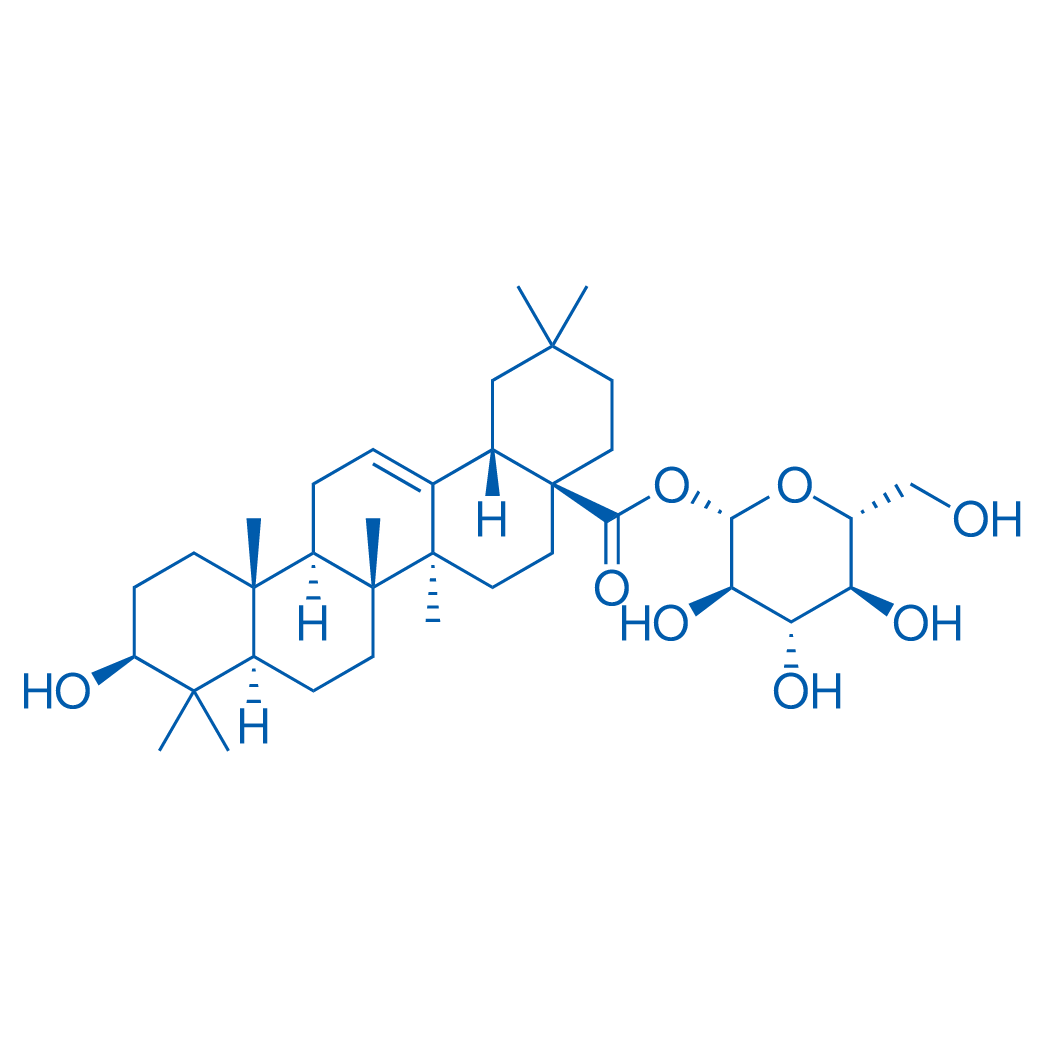(2S,3R,4S,5S,6R)-3,4,5-Trihydroxy-6-(hydroxymethyl)tetrahydro-2H-pyran-2-yl (4aS,6aS,6bR,8aR,10S,12aR,12bR,14bS)-10-hydroxy-2,2,6a,6b,9,9,12a-heptamethyl-1,3,4,5,6,6a,6b,7,8,8a,9,10,11,12,12a,12b,13,14b-octadecahydropicene-4a(2H)-carboxylate
