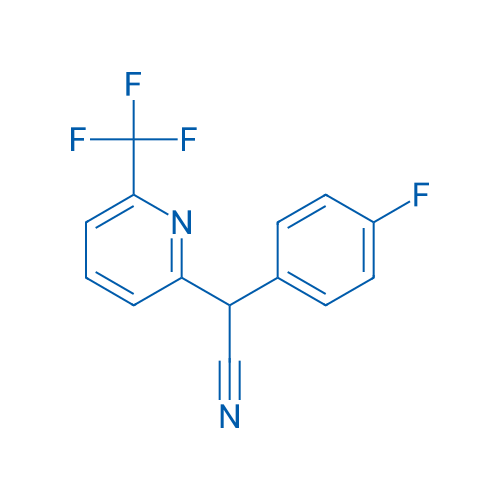 2-(4-Fluorophenyl)-2-(6-(trifluoromethyl)pyridin-2-yl)acetonitrile