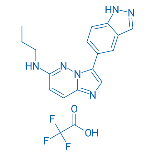 3-(1H-Indazol-5-yl)-N-propylimidazo[1,2-b]pyridazin-6-amine 2,2,2-trifluoroacetate