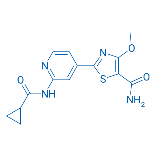 2-(2-(Cyclopropanecarboxamido)pyridin-4-yl)-4-methoxythiazole-5-carboxamide