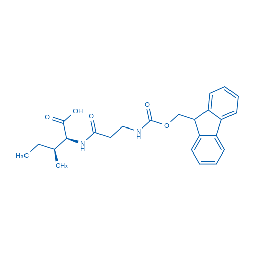 (2S,3S)-2-(3-((((9H-Fluoren-9-yl)methoxy)carbonyl)amino)propanamido)-3-methylpentanoic acid