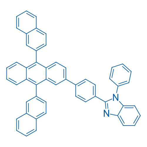 2-(4-(9,10-Di(naphthalen-2-yl)anthracen-2-yl)phenyl)-1-phenyl-1H-benzo[d]imidazole