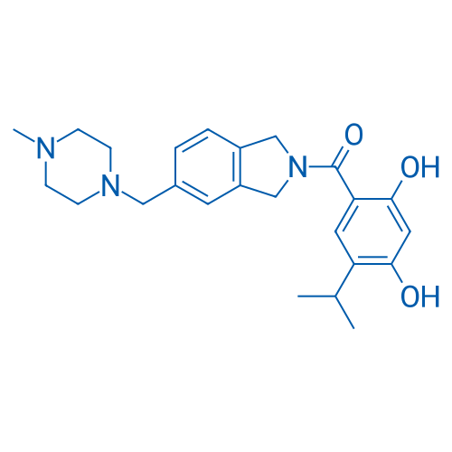 (2,4-Dihydroxy-5-isopropylphenyl)(5-((4-methylpiperazin-1-yl)methyl)isoindolin-2-yl)methanone