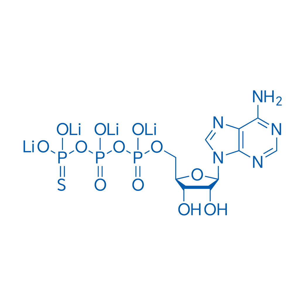 Adenosine 5′-(trihydrogen diphosphate), P′-anhydride with phosphorothioic acid, tetralithium salt