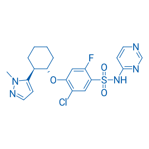 5-Chloro-2-fluoro-4-(((1S,2R)-2-(1-methyl-1H-pyrazol-5-yl)cyclohexyl)oxy)-N-(pyrimidin-4-yl)benzenesulfonamide