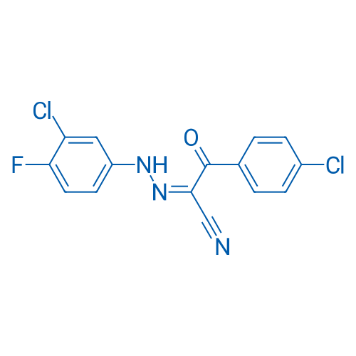 N'-(3-Chloro-4-fluorophenyl)-2-(4-chlorophenyl)-2-oxoacetohydrazonoyl cyanide
