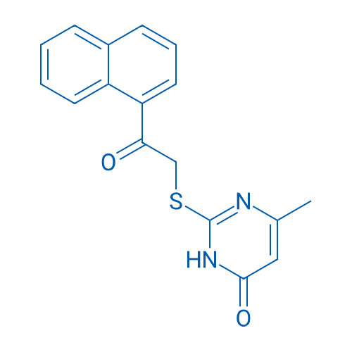 6-Methyl-2-((2-(naphthalen-1-yl)-2-oxoethyl)thio)pyrimidin-4(3H)-one