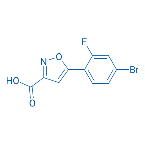 5-(4-Bromo-2-fluorophenyl)isoxazole-3-carboxylic acid