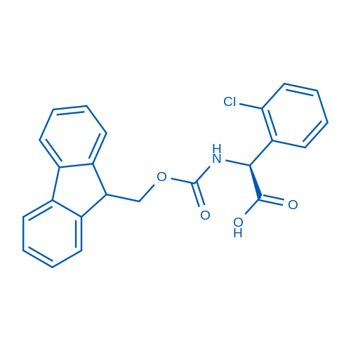 (S)-2-((((9H-Fluoren-9-yl)methoxy)carbonyl)amino)-2-(2-chlorophenyl)acetic acid